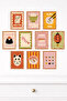 10-Frame Look Kitchen |   Modern |   Retro Wall Poster Painting Set – 15X20 cm Mdf Uv Printing - 3