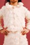 Girl's 3D Rose Detailed 2-Piece Jacket and Skirt Set – Special Occasion Combination - 6