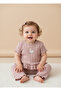 Frilly Jacquard Girls T-Shirt Pants Set