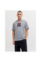 Jorcatskılls Square Branding Tee Ss Cn Gray Men's T-Shirt 12290856