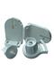 32mm Roller Blinds White Latch Foot and Square Pin Mechanism Set - 6