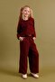 Girl's Buttoned Jacket and Trousers 2-Piece Set – Special Occasion Combination