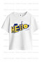 Teddy Bear Printed 3-Pack Unisex White-Black-Yellow Children's T-Shirt - 4