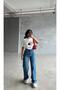 FEMININE HIGH WAISTED STRETCH WIDE-LEG (PALAZZO) JEANS (NEW SEASON) - 3