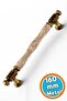 Furniture Kitchen Cabinet Handle Handle Handles Real Porcelain Antique Antique Brown 160 mm