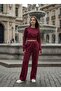 Women's Thessaloniki Fabric Raglan Sleeve Finger-Loop Crop Set - 5
