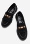 Women's Black Suede Tassel Detailed Loafer Casual Shoes - 4