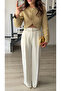 White Premium Palazzo Trousers - 4