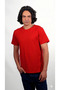 Zero Neck T-Shirt Red