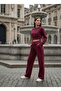 Women's Thessaloniki Fabric Raglan Sleeve Finger-Loop Crop Set - 3