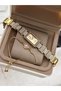 Full Steel (Case, Cord) Elegant with Stones, Yellow Color, Rectangular Case, in Stylish Box + Bracelet