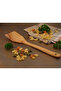 33 cm Curved Mouth Natural Wood Spatula – Professional Freedom of Movement in the Kitchen