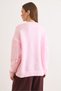 Women's Candy Pink Bow Detailed Ribbon Loose Fit Knitwear Sweater Kzk-19001167 - 6