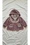 Baby Girl Hooded Lace Detailed Cardigan with Pockets, Bodysuit and Trousers 3-Piece Velvet Set - 5