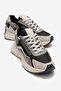 Rocca Ice Black Zipper Detailed Women's Sneaker