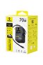 Enercore CG11 محول سفر عالمي فائق السرعة مع كابل قابل للسحب 2AC+2U+2C 70W أسود - 2