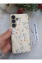 Samsung Galaxy A17 Compatible Quilted Floral Patterned Puff Case - 3
