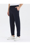 Men's Regular Fit Trousers with Elastic Waist and Lycra Cuffs