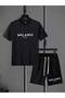 Men's T-Shirt Shorts - T-Shirt with Shorts Bottom Top Set a Printed Crew Neck