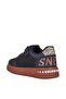 5006 Girl's Black/Gold Glitter Sneaker - 4