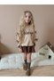 Girls' New Season Embroidered Sweatshirt with Skirt Sporty-Stylish Top and Bottom Set - 4