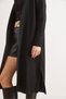 Women's Black Ribbed Tok Knitwear Cardigan with Side Slits Hrk-19000478 - 5