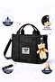 Small Size Women's Hand and Shoulder Bag with Adjustable Strap and Teddy Bear Baguette Bag Crossbody Bag Mini - 2