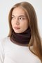 100% Micro Polar Exterior, 100% Cotton Interior, Double Color, Double Layer, Foldable Women's Neck Collar