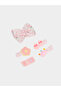 Pack of 5 - Pink Hair Clips