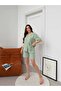 100% Pure Cotton Short Sleeve Shorts Muslin Fabric Women's Pajama Set - 5