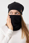 100% Micro Polar Fleece Extra Flexible and Soft Women's Beanie Neck Warmer Set - 5