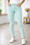Bolinto 480 high waisted tight leg pants with chain details on the sides and 5 pockets.