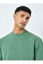 Solid Oversized Crew Neck Heavy Weight T-Shirt - 2