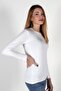 Basic Long Sleeve Crew Neck Lycra Blouse / Bodysuit - 2