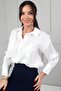 Women's Kraş Cotton Single Pocket Striped Shirt