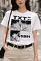 Txt Printed T-Shirt, Premium Quality Unisex Kids/Adult (with Surprise Gift)