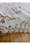 Cotton Tulle Curtain with Embroidery, Guipure, and No Pleats, Ready-Made Curtain - 3