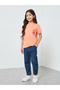 Girls Peach Cherry Graphic Cotton T-Shirt - 2