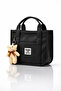 Small Size Women's Hand and Shoulder Bag with Adjustable Strap and Teddy Bear Baguette Bag Crossbody Bag Mini - 6
