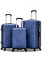 Hard Shell Lightweight ABS 3 PCS Set (20/24/28 Inch) Luggage, Secured Lock, Smooth Wheel Suitcase