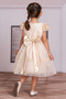 Kiz Cocuk Lace Flower Detail Dress - 4