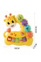 -Baby Musical Giraffe Piano Toy with Lights & Sounds - Yellow - 6