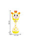 -Baby Musical Rattle Toy Giraffe for Infants - Yellow - 6
