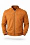 Basic Bomber College Transitional Suede Jacket