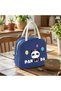 Cute Happy Lunch Bags Small Cooler Bag Leak Proof Lunch Tote Hand bag Aluminum Foil And Water Proof - 5