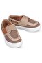 Suede Single Velcro 27- Casual Shoes - Beige - 4