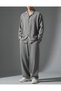 Men's Flam Ham Linen Oversize Shirt Baggy Fit Tracksuit Bottom-Top Set - 2