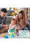 -Baby Musical Learning Radio Toy with Lights and Sound -Green/Pink - 4