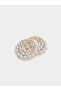 Women Gold Faux Pearl Statement Earrings - 4