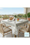 🆕   Lace-Looking Easy-To-Clean Liquid-Proof Hole-Free Pvc Tablecloth - 120 X 150 Cream - 2